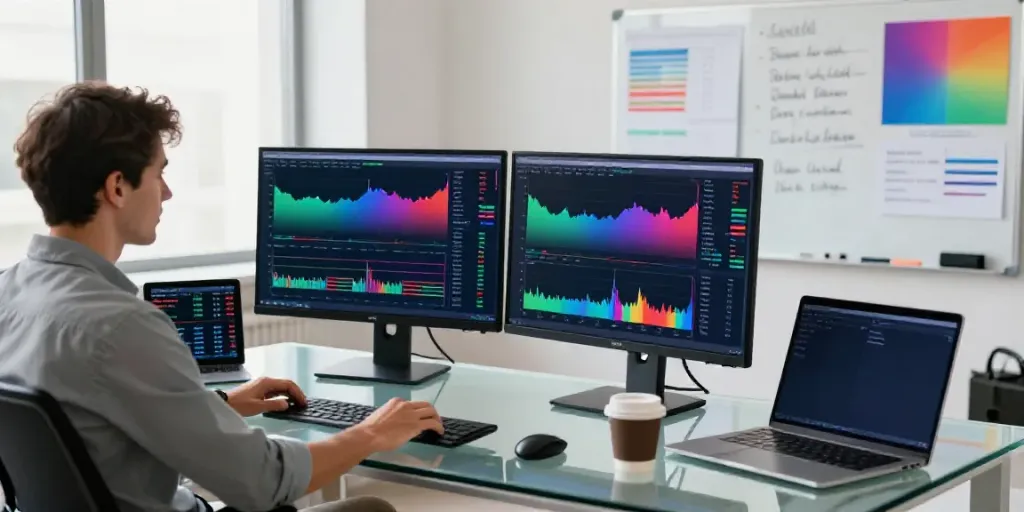 Vibrant trading workspace showcasing TradingView charts and tools for trading success at tradingview官网.