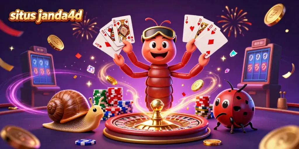 Gambaran penuh aksi situs janda4d dengan dealer unik dan karakter menyeronokkan di dunia kasino digital.