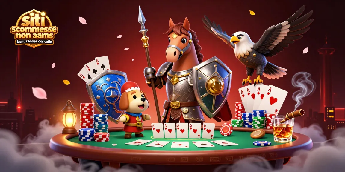 Gioca nei migliori siti scommesse non aams bonus senza deposito con un'illustrazione dettagliata di una scena di gioco.