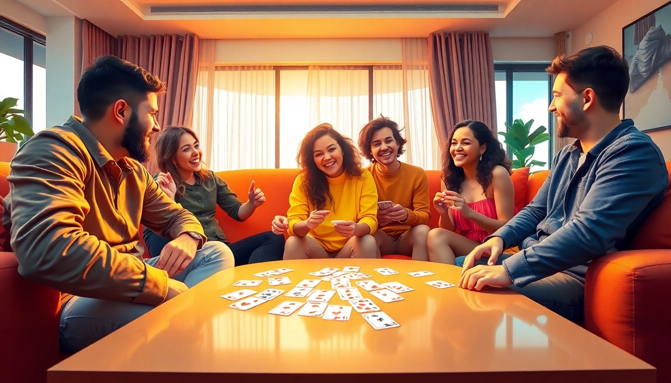 Engage in yono rummy as players enjoy a thrilling card game in a lively setting.