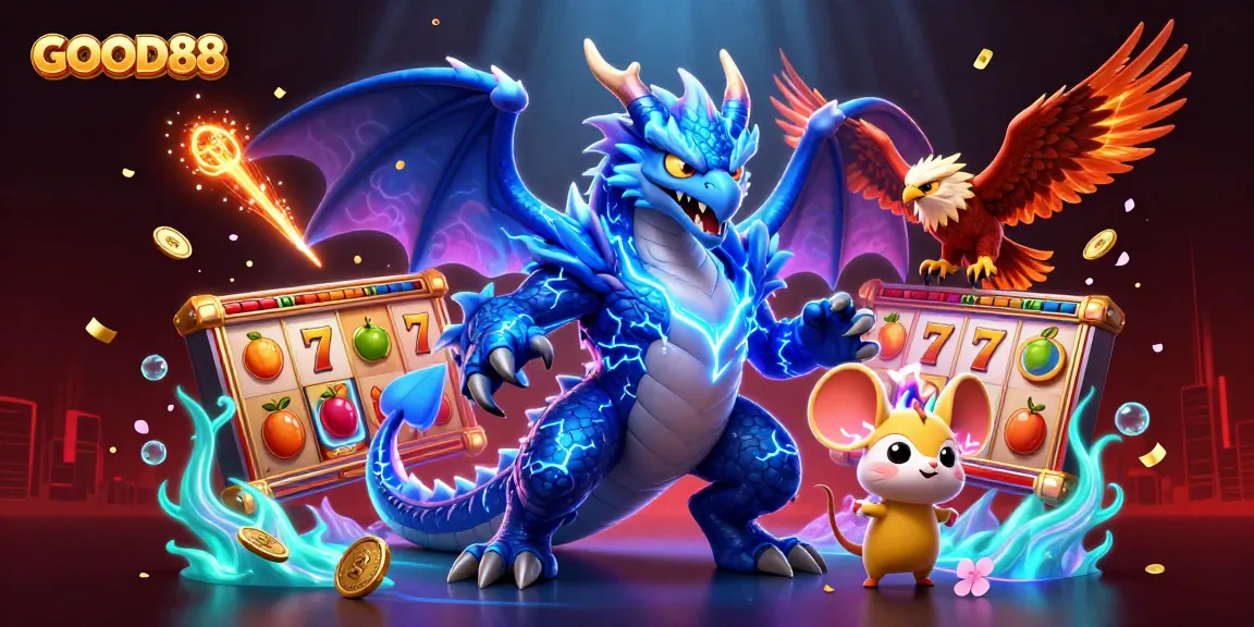 Experience the thrill of winning at GOOD88 with exciting slot games and electrifying characters.