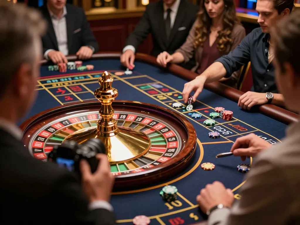 Experience the excitement of roulette at uu88 net with players engaged and vibrant atmosphere.