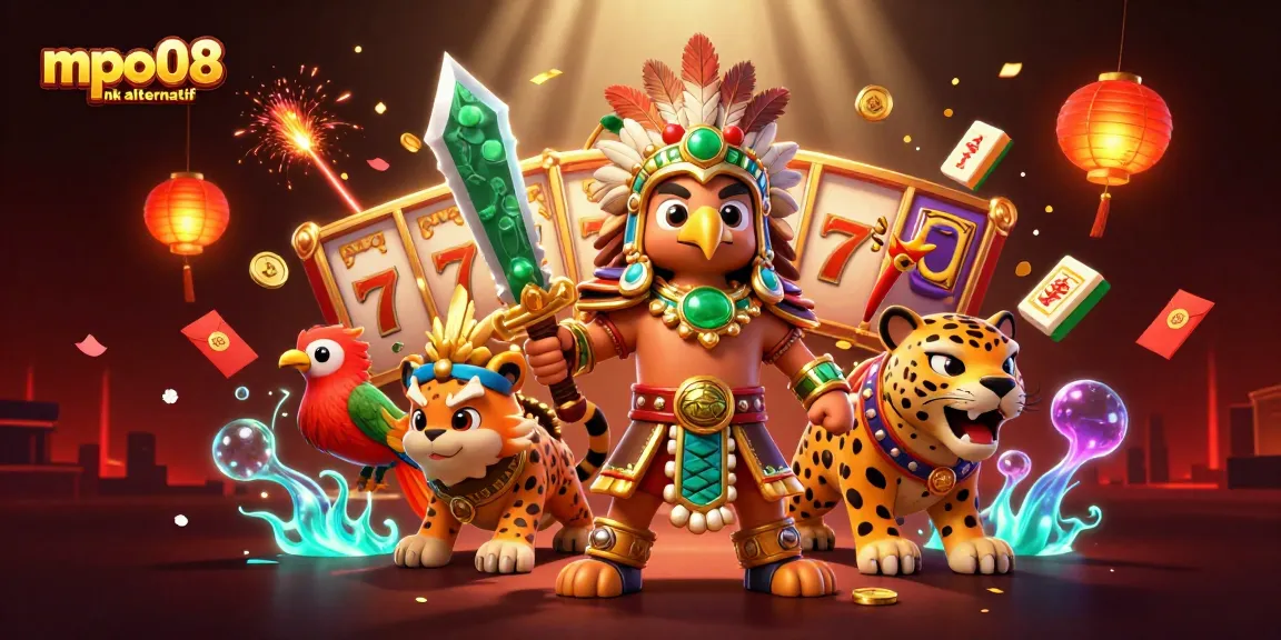Engage with mpo08 link alternatif through thrilling slot games amidst dynamic Aztec warriors.