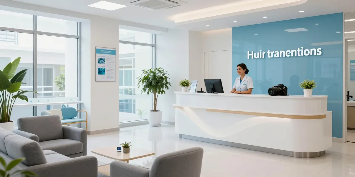 Hair transplant turkey consultation in a modern healthcare clinic with compassionate medical staff providing patient care.