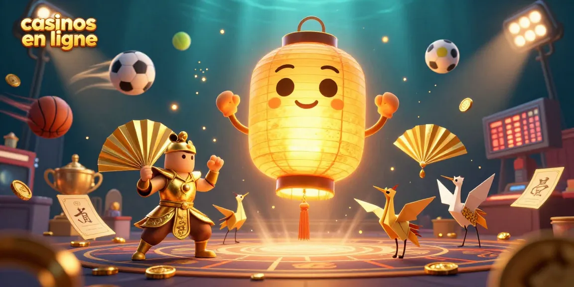 Visitez des casinos en ligne où l'esprit lumineux guide les joueurs entourés de ballons sportifs et de prix scintillants.
