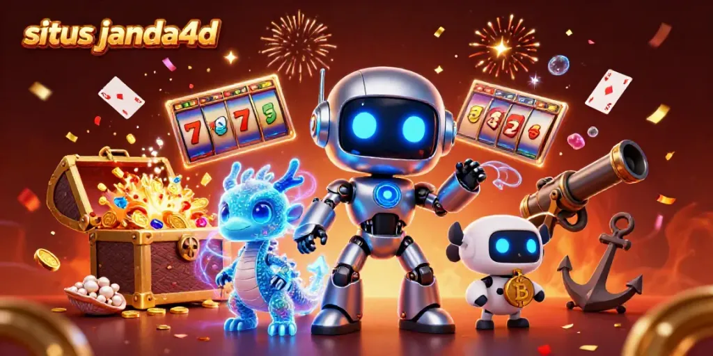 Menangkan jackpot di situs janda4d dengan robot cyber dan harta karun yang melimpah