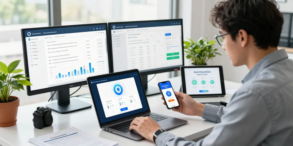 Age verification system interface analysis in a modern office showcasing compliance technology for secure user verification.