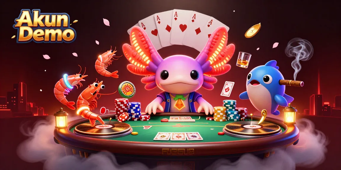 Experience the thrills of Akun Demo with vibrant characters in an exciting casino setting.