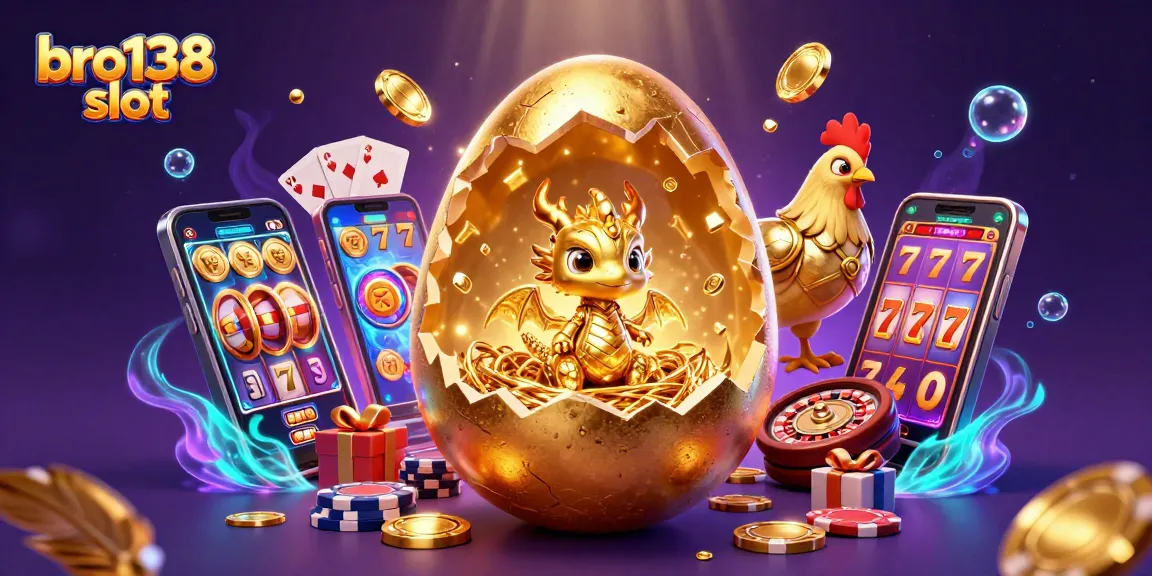 Spin the bro138 slot and win thrilling jackpots amidst a magical casino scene.