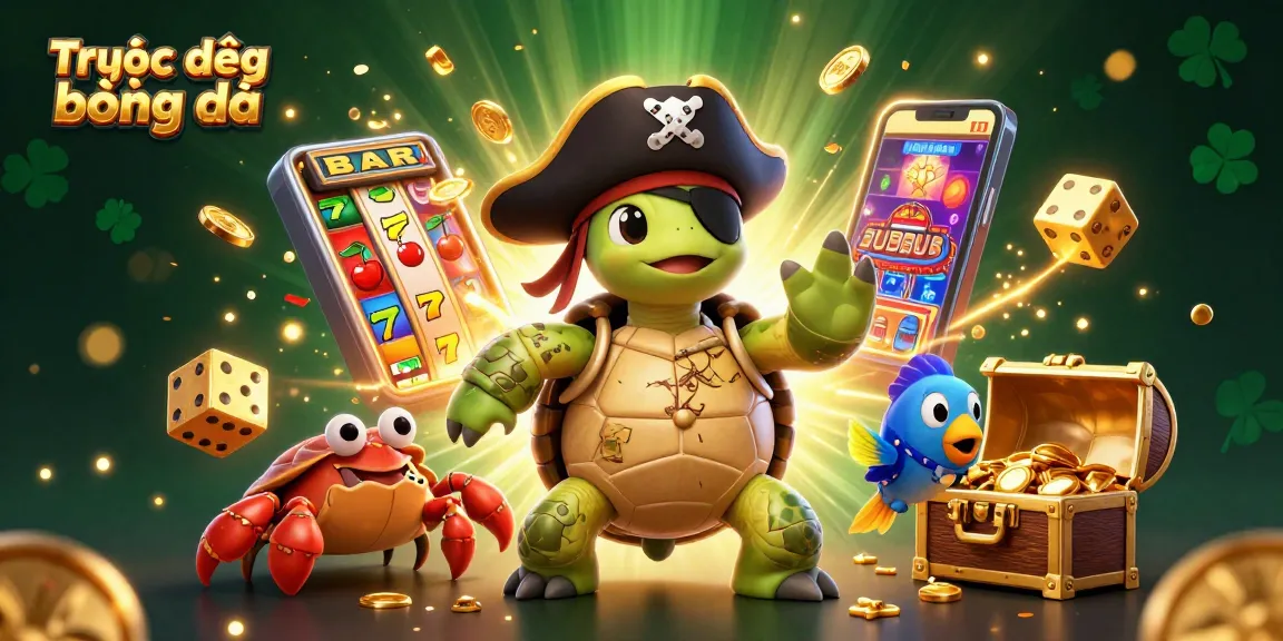 Experience Trực tiếp bóng đá with our dynamic 3D scene showcasing lively casino elements and characters.