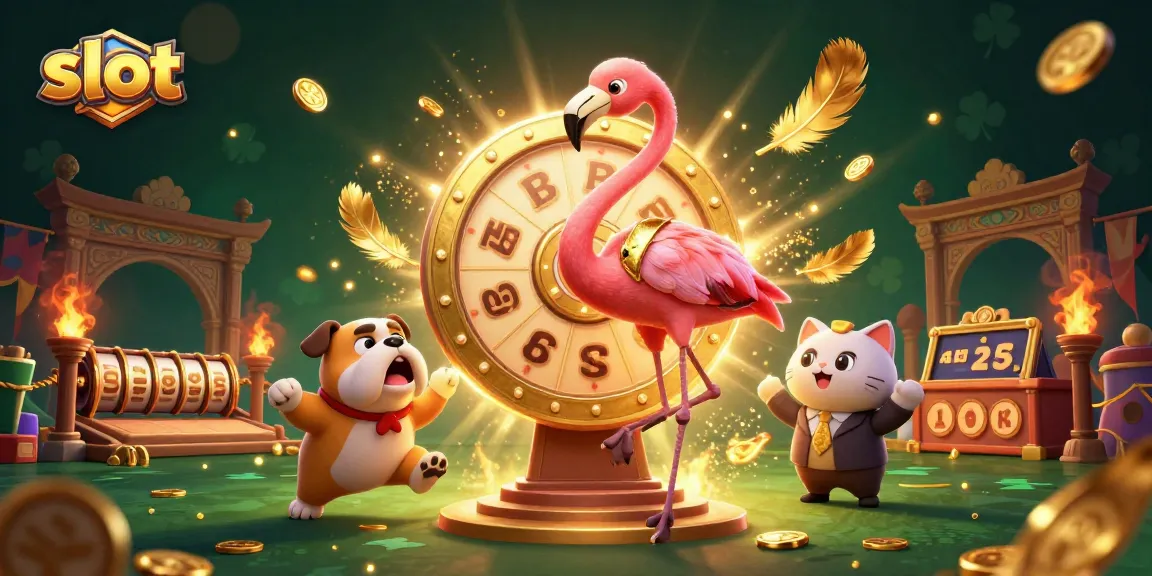 Putar slot dan raih hadiah besar dengan karakter animasi ceria di arena kasino.