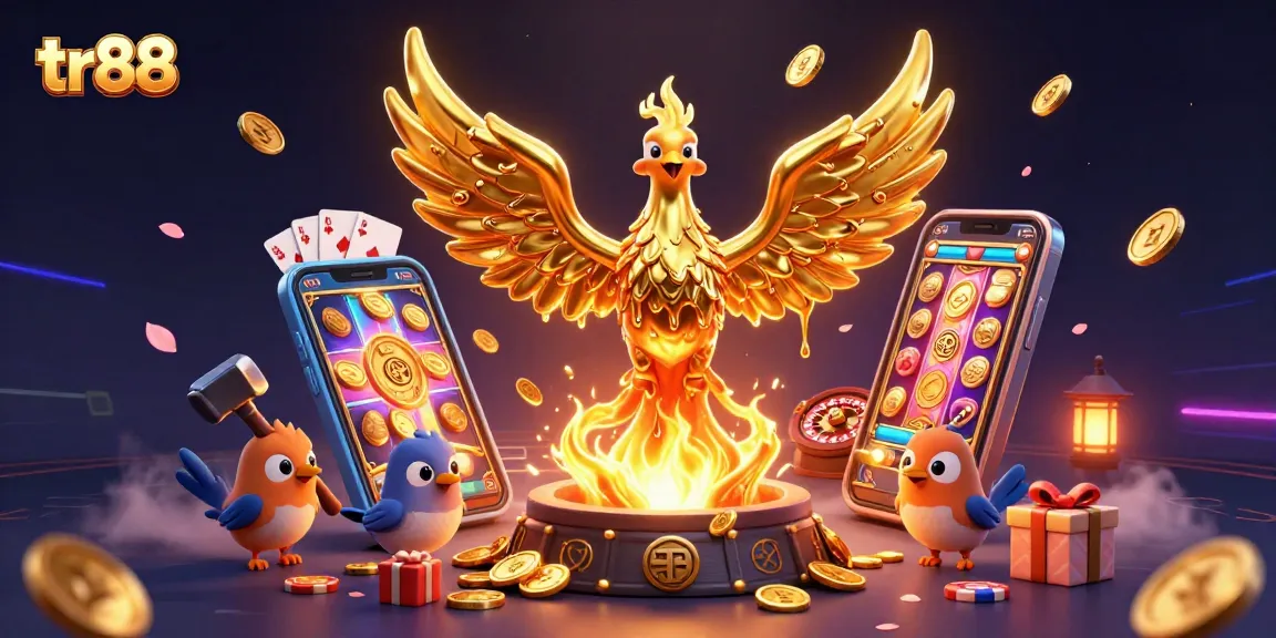 Experience thrilling slots with tr88 featuring a molten phoenix and dynamic game elements.