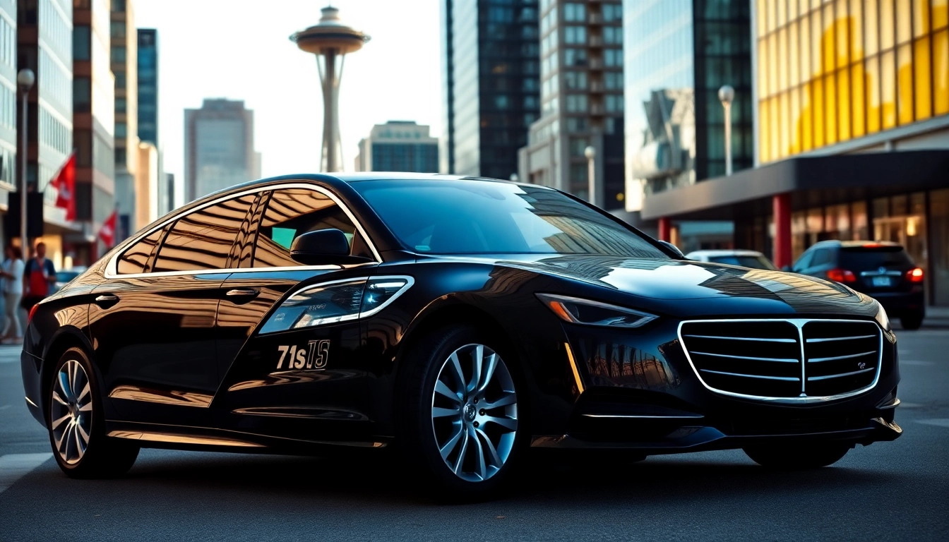 Experience exceptional car service from vancouver to seattle in a luxury sedan.