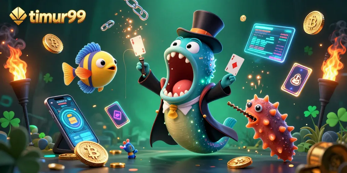 Experience winning thrills with TIMUR99 showcasing vibrant characters and dynamic gaming elements.